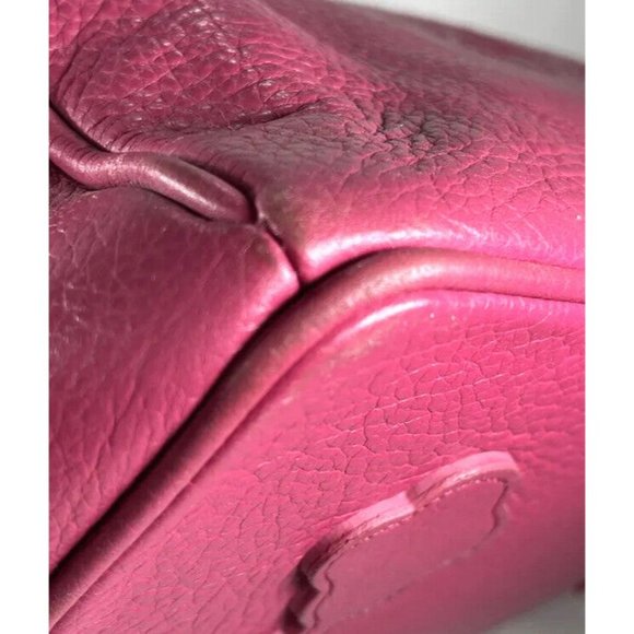 My Flat in London Large Pink Leather Shoulder Bag K023939 - Picture 16 of 16